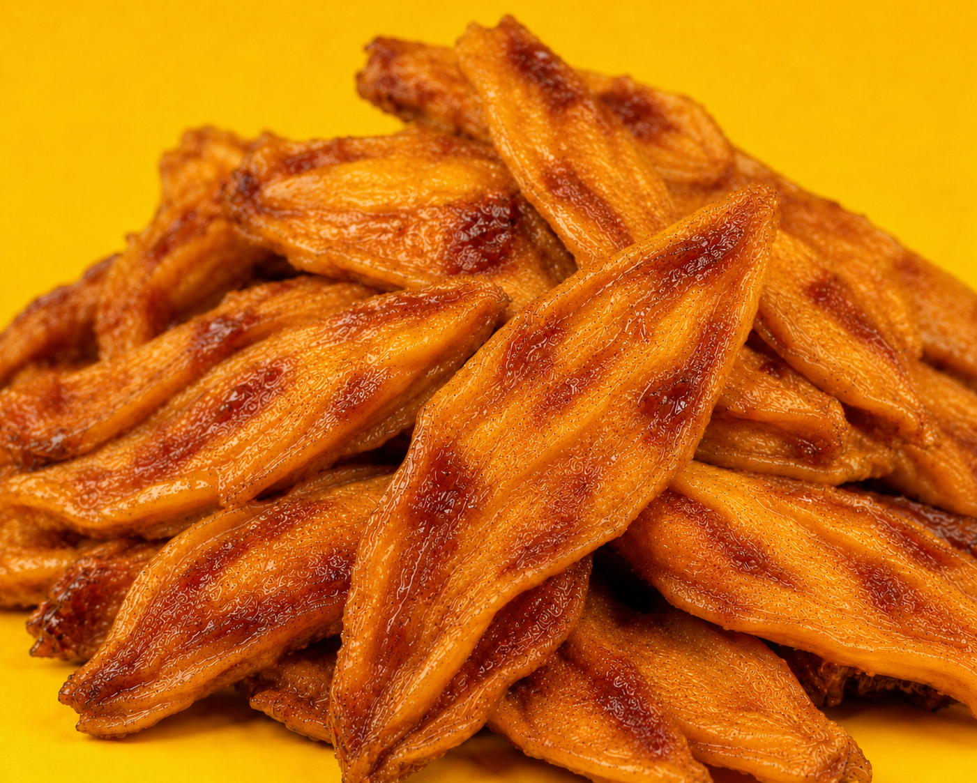 Dried Mango Strips with Tamarind, Large Pouch 1lb