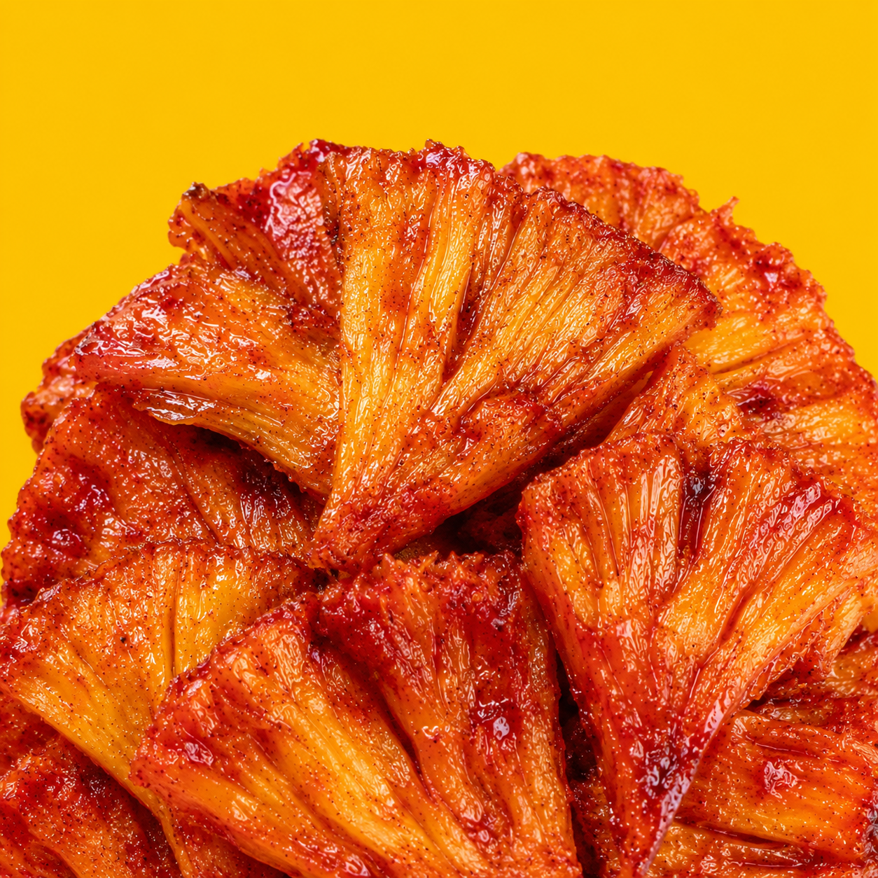Piña Deshidratada en Trozos con Chamoy, Bolsa Pouch Chica 70g
