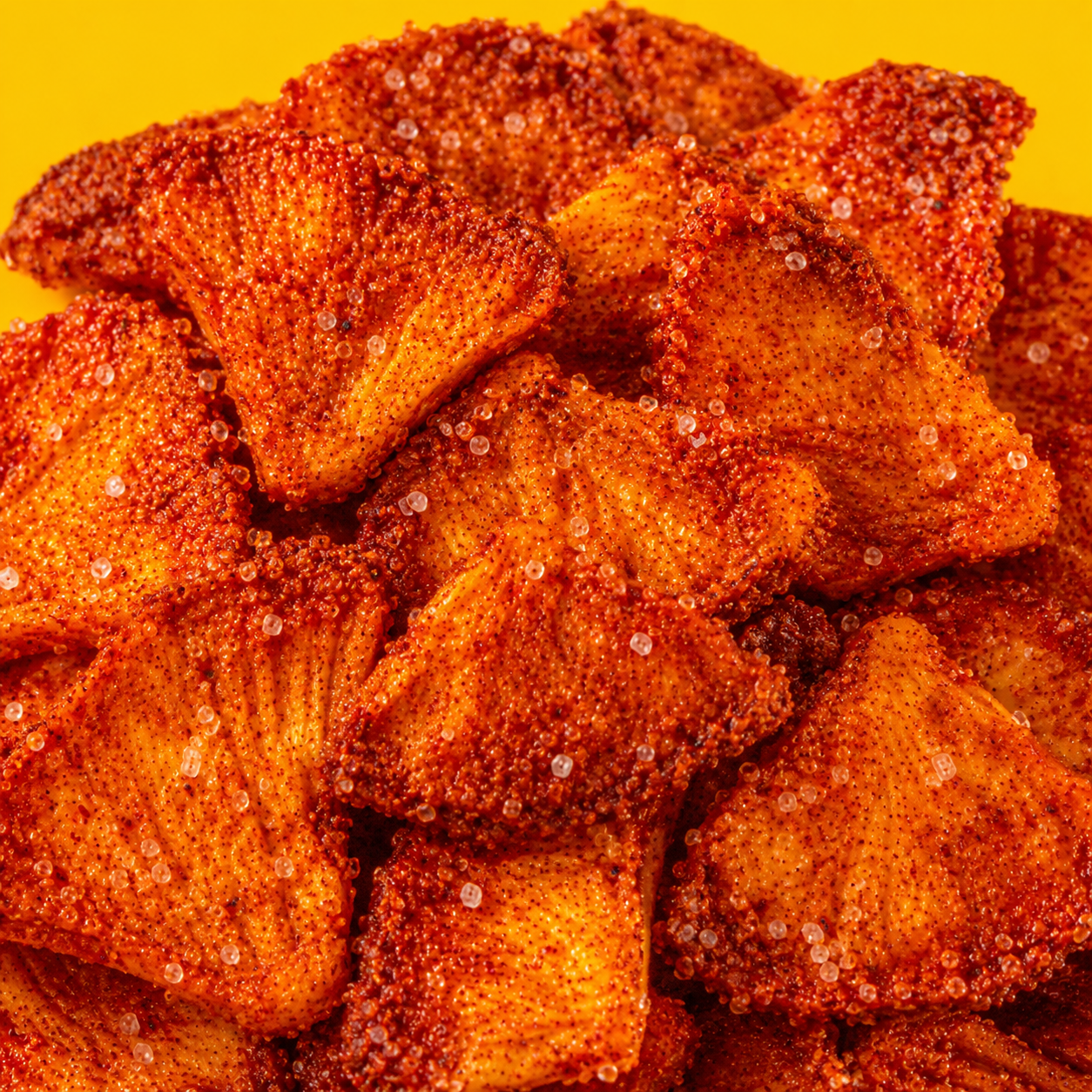 Dried Pineapple Chunks with Chili Sprinkled, Large Pouch Bag 11.2oz