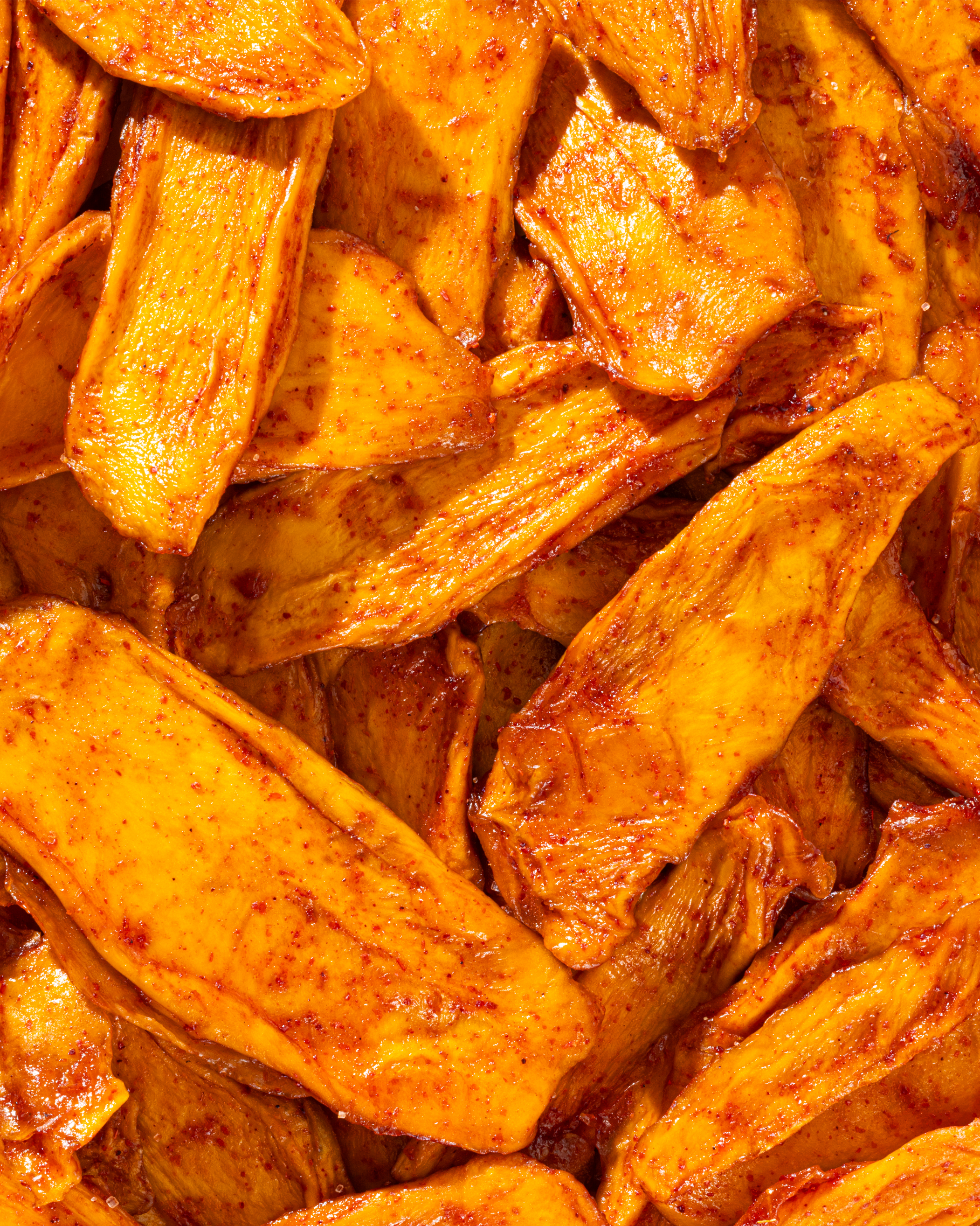 Dried Mango Strips with Chamoy, Large Pouch 1lb
