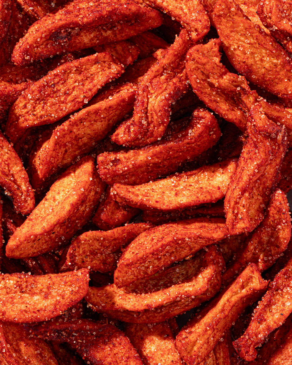 Dried Apple Wedges with Chili Sprinkled, Medium Pouch Bag 3.5oz