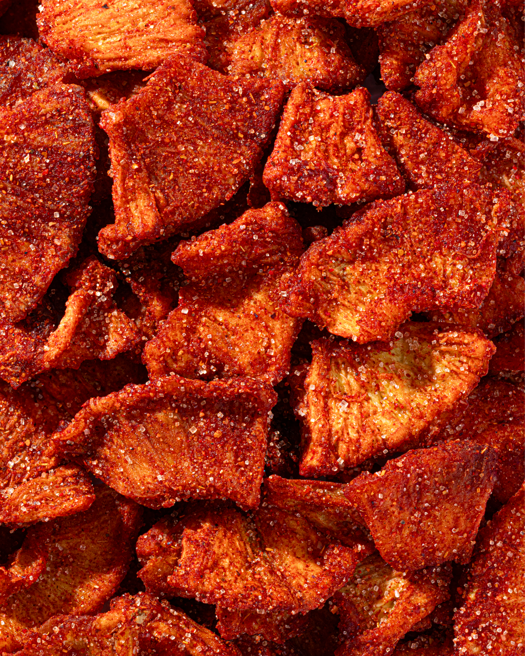 Piña Deshidratada en Trozos Enchilada, Bolsa Pouch Chica 70g
